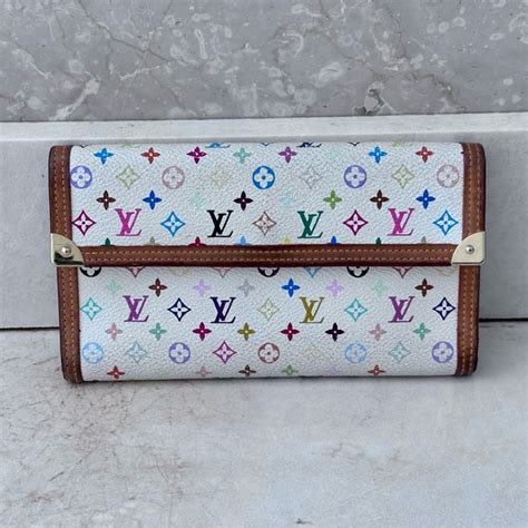 multicolor watercolor louis vuitton|authentic Louis Vuitton multicolor wallet.